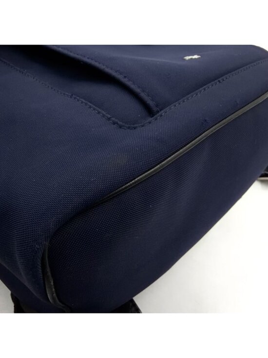 Dior Homme Be Motion Leather Nylon Navy Black Backpack Silver main image 10